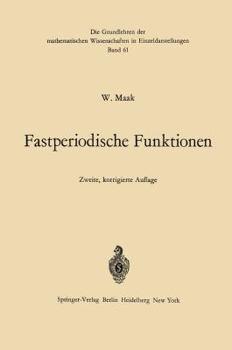 Paperback Fastperiodische Funktionen [German] Book