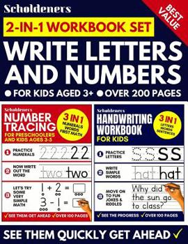 Paperback Write Letters And Numbers: Number Tracing & Handwriting Workbook for Kids (Preschoolers, Kids Ages 3-5, Pre K, K) Book