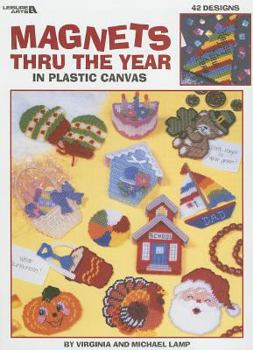 Paperback Magnets Thru the Year in Plastic Canvas: 42 Designs Book