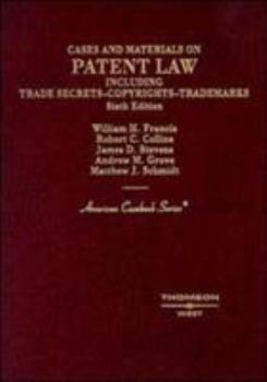 Hardcover Cases and Materials on Patent Law: Including Trade Secrets, Copyrights, Trademarks Book