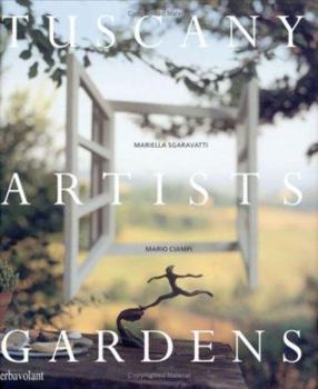 Hardcover Tuscany Artists Gardens Book