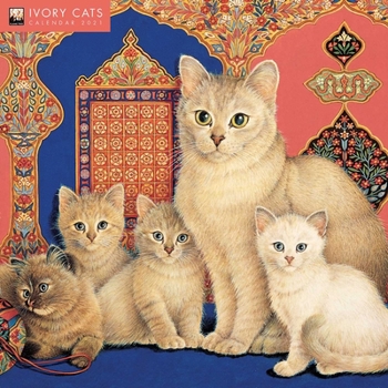 Calendar Ivory Cats by Lesley Anne Ivory Wall Calendar 2021 (Art Calendar) Book