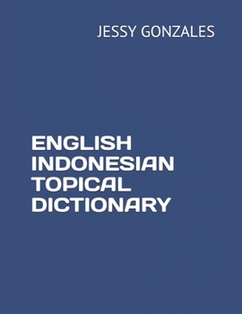 Paperback English Indonesian Topical Dictionary Book