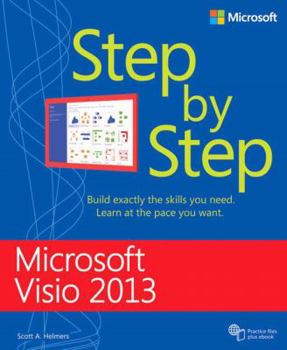 Paperback Microsoft VISIO 2013 Step by Step Book