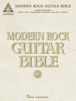 Paperback Modern Rock Guitar Bible Book