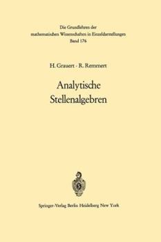 Paperback Analytische Stellenalgebren [German] Book