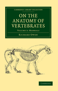 Paperback On the Anatomy of Vertebrates Book