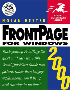 Paperback FrontPage 2000 for Windows: Visual QuickStart Guide Book