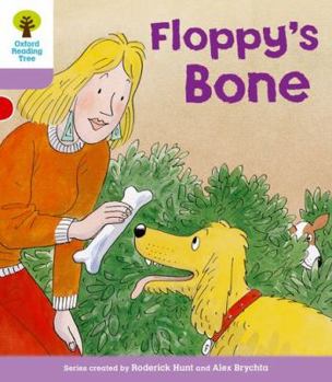 Paperback Oxford Reading Tree: Level 1+: More First Sentences B: Floppy's Bone Book