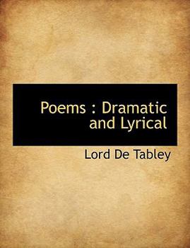 Paperback Poems: Dramatic and Lyrical Book