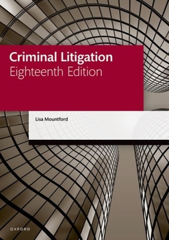 Paperback Criminal Litigation Book