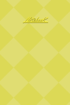Paperback A Notebook: Planning Prepping Living Organize Your Life And Survive -: - Pastel Yellow Pastel Diamonds Patterned Cover Design, A N Book