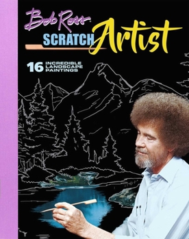Paperback Bob Ross Scratch Artist Book