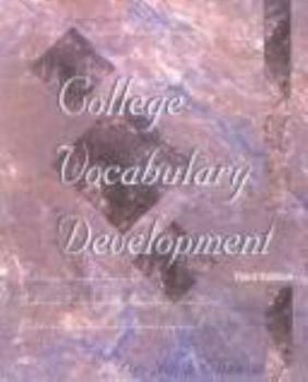 Paperback College Vocabulary Development Book