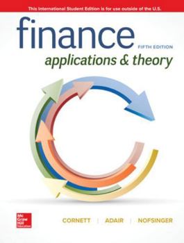 Paperback Finance: Applications and Theory Book