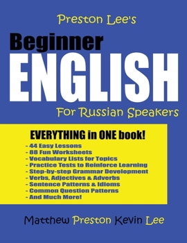 Paperback Preston Lee's Beginner English For Russian Speakers Book
