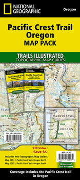 Map Pacific Crest Trail: Oregon [Map Pack Bundle] Book