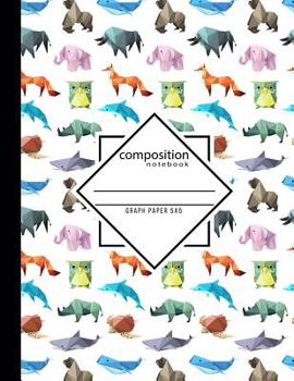 Composition Notebook Graph Paper 5x5: Origami School Teacher, Students and Office Administrators Writing Book for Math, Science & Design Class