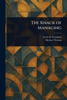 Paperback The Knack of Managing Book