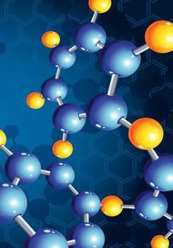 Paperback Notebook - Chemical Structures Theme Book