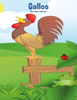 Paperback Gallos libro para colorear [Spanish] Book
