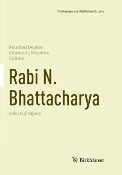 Paperback Rabi N. Bhattacharya: Selected Papers Book