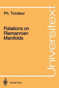 Paperback Foliations on Riemannian Manifolds Book
