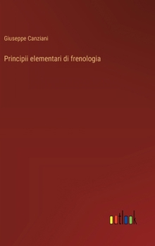 Hardcover Principii elementari di frenologia [Italian] Book