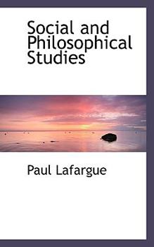 Paperback Social and Philosophical Studies Book