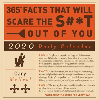 Calendar 365 Facts That Will Scare the S#*t Out of You 2020 Daily Calendar Book