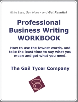 Paperback Professional Business Writing WORKBOOK Book