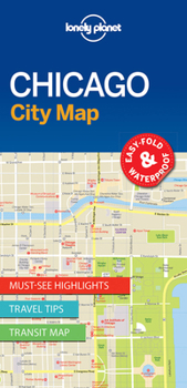 Map Lonely Planet Chicago City Map Book