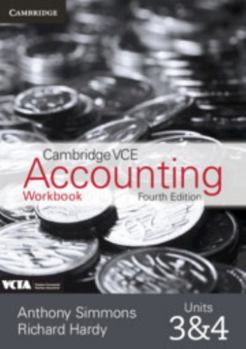 Paperback Cambridge VCE Accounting Units 3&4 Workbook Book