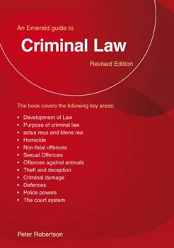 EMERALD GUIDE TO CRIMINAL LAW, AN