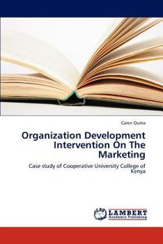 Paperback Organization Development Intervention on the Marketing Book