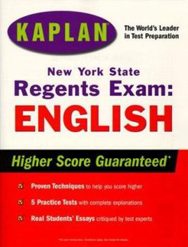 Paperback Kaplan New York State Regents Exam: English Book