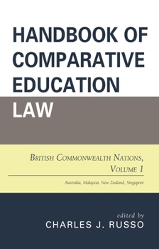 Paperback Handbook of Comparative Education Law: British Commonwealth Nations Book