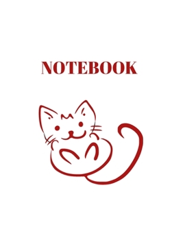 Paperback Notebook: Cat lovers composition Notebook, college ruled paper 8.5"? 11" 110 pages Book