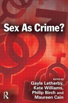 Paperback Sex as Crime? Book