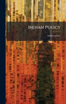 Hardcover Indian Policy Book