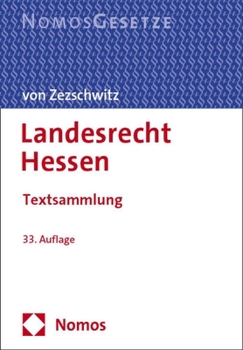 Paperback Landesrecht Hessen: Textsammlung [German] Book