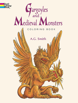 Paperback Gargoyles and Medieval Monsters Coloring Book