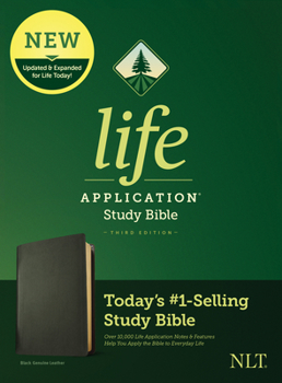 Leather Bound NLT Life Application Study Bible, Third Edition (Genuine Leather, Black) Book