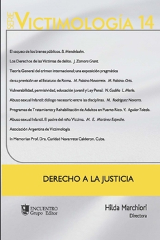 Paperback Victimología 14: Derecho a la Justicia [Spanish] Book