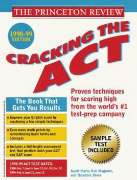 Paperback Cracking the ACT 1998-99 Edition Book