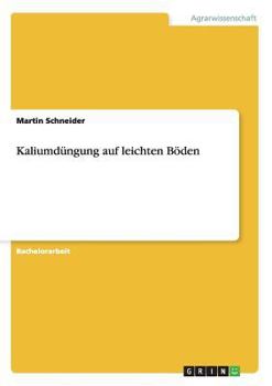 Paperback Kaliumdüngung auf leichten Böden [German] Book