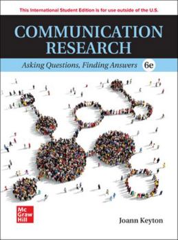 Paperback ISE Communication Research: Asking Questions, Finding Answers Book