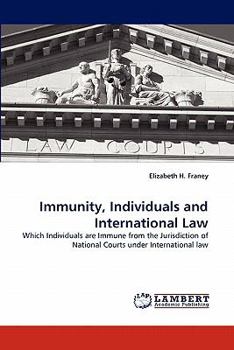 Paperback Immunity, Individuals and International Law Book