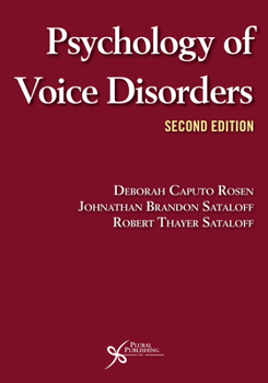 Hardcover Physcology of Voice Disorders Book