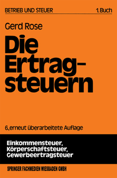 Paperback Die Ertragsteuern [German] Book